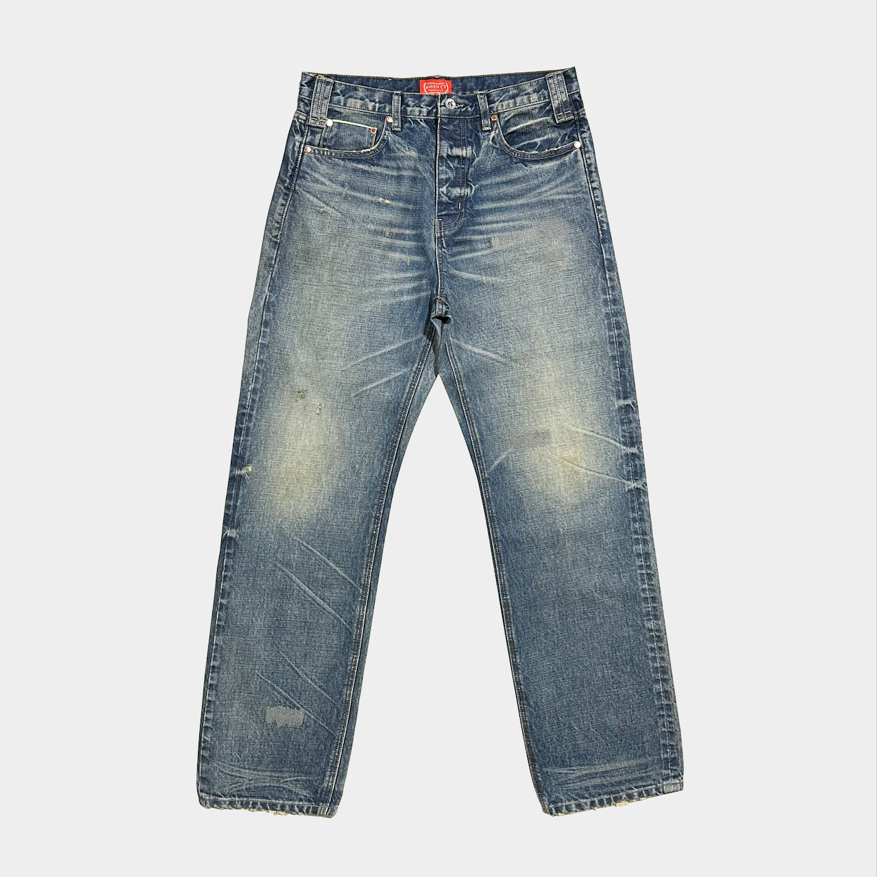 Classic Washed Straight Jean - BLUE – HAVEN COURT