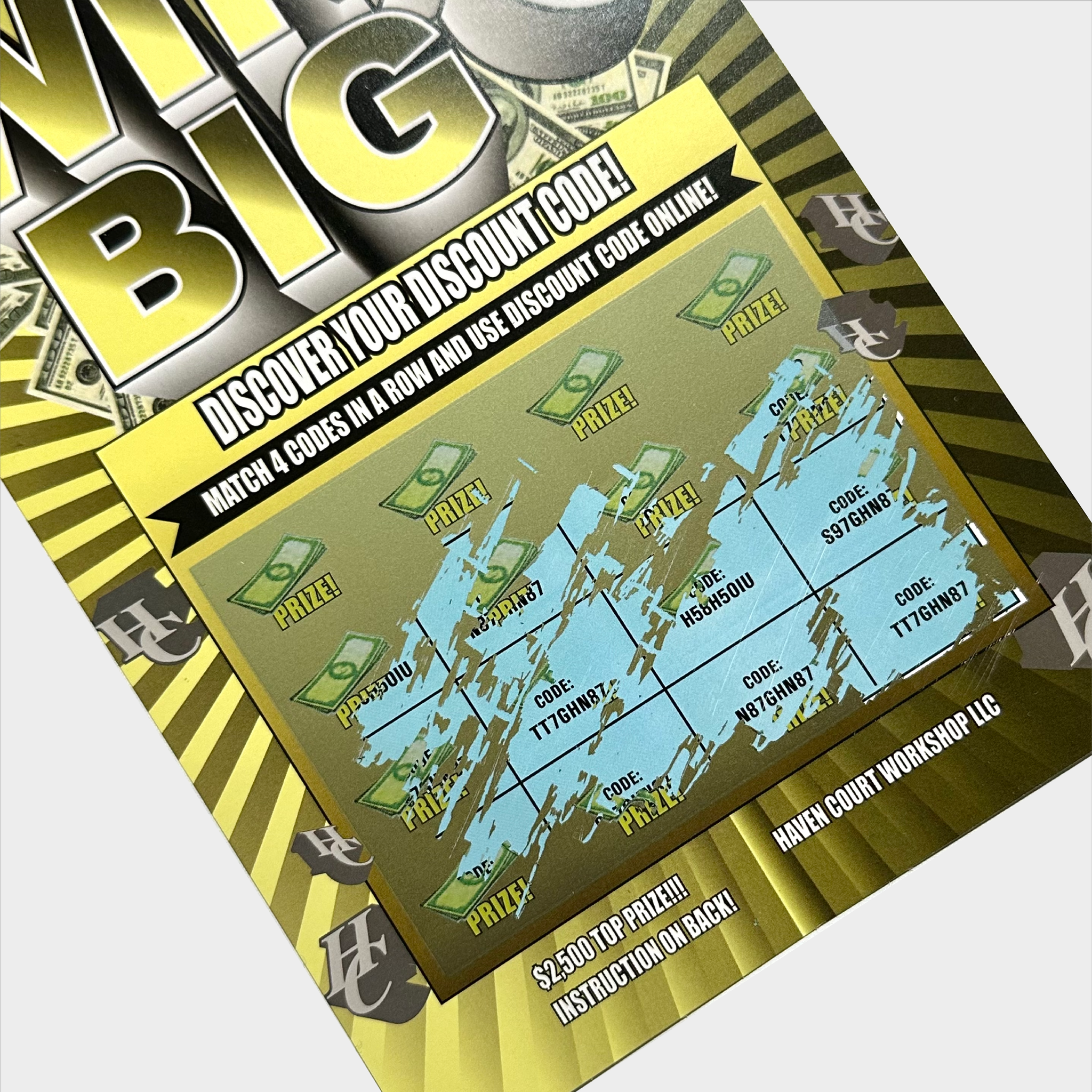 HC Scratcher Cards - (3 pack)