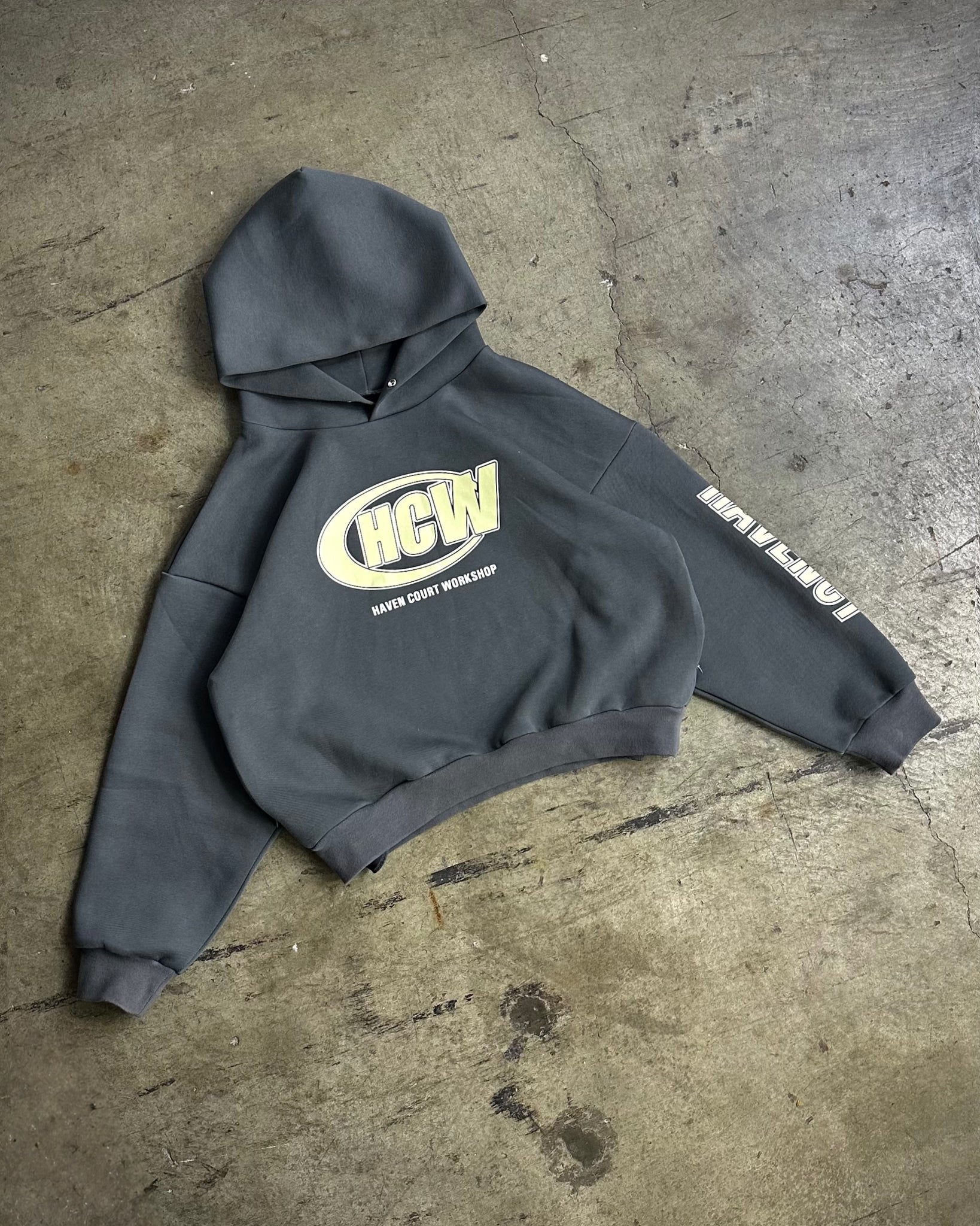 HCW Hoodie (gray/beige)