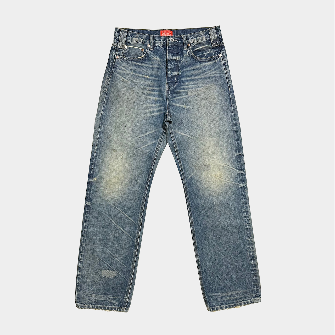 Classic Washed Straight Jean - BLUE