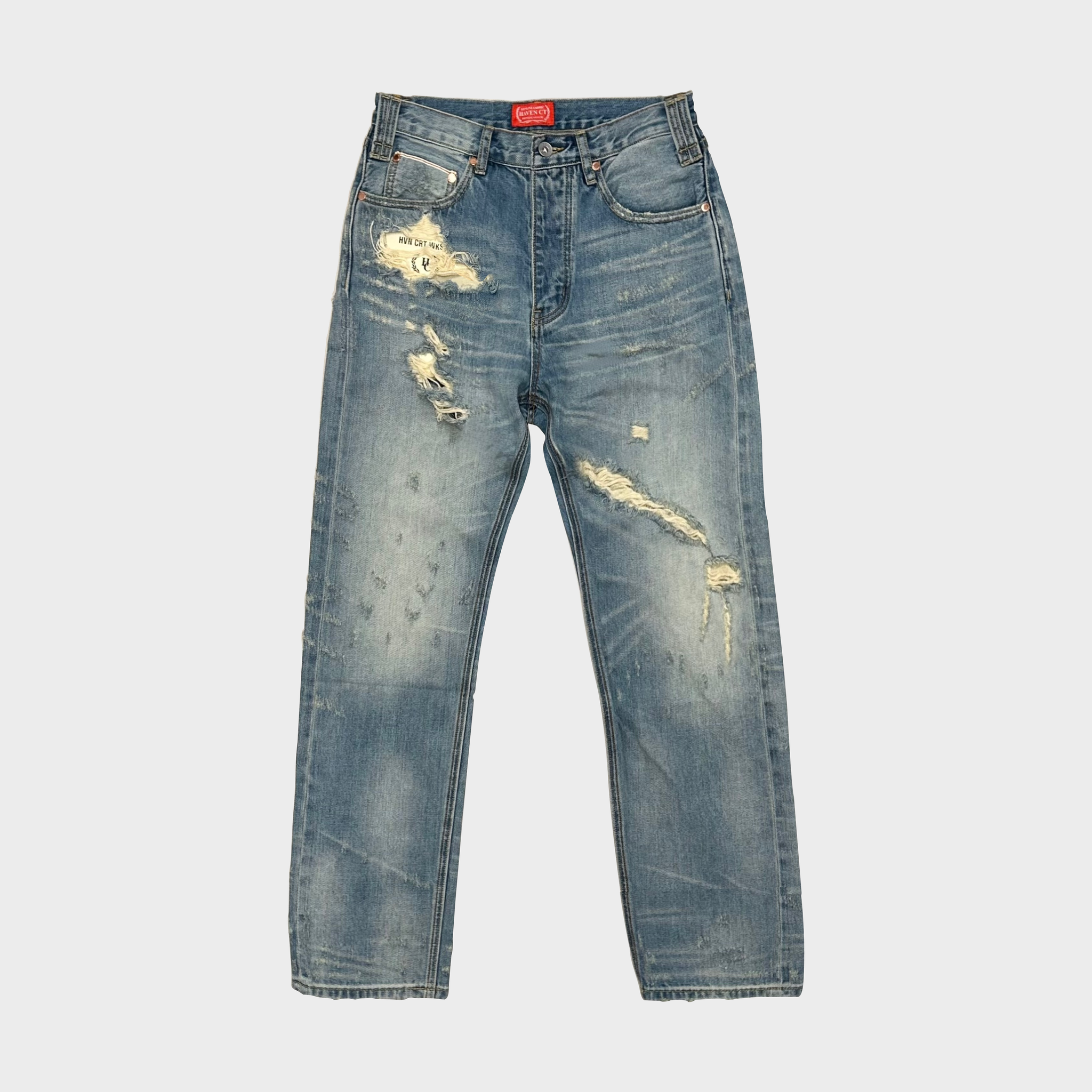 13oz Cobalt Washed Jeans