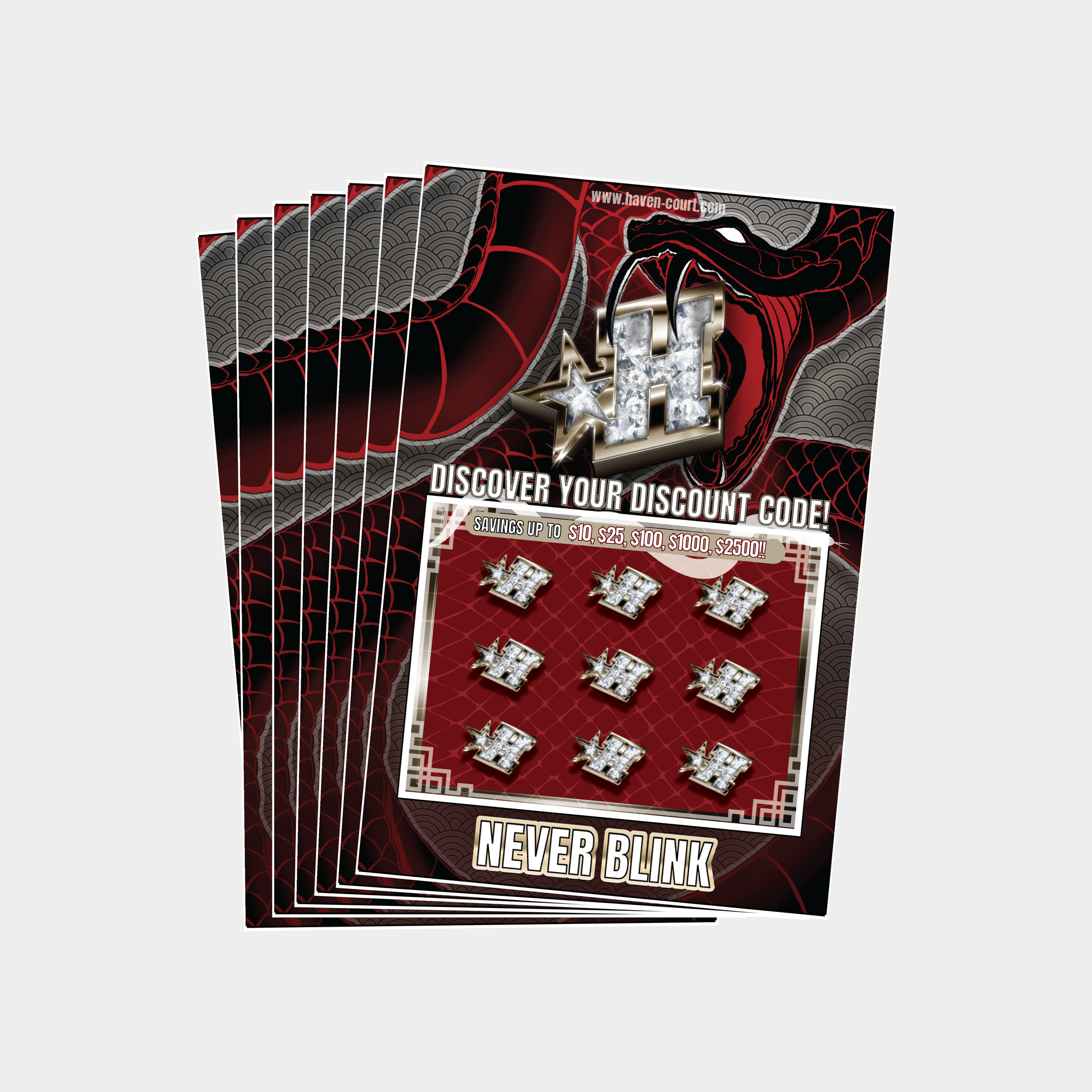 NEVER BLINK SCRATCHER