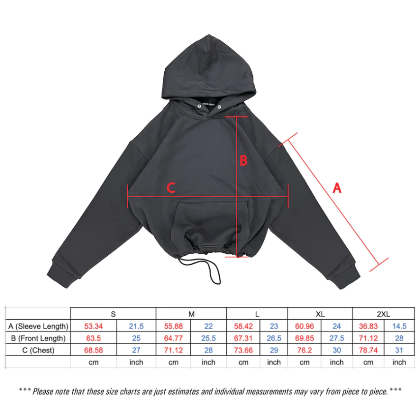 Boxy Fleece Hoodie V3 - (Adjustable)