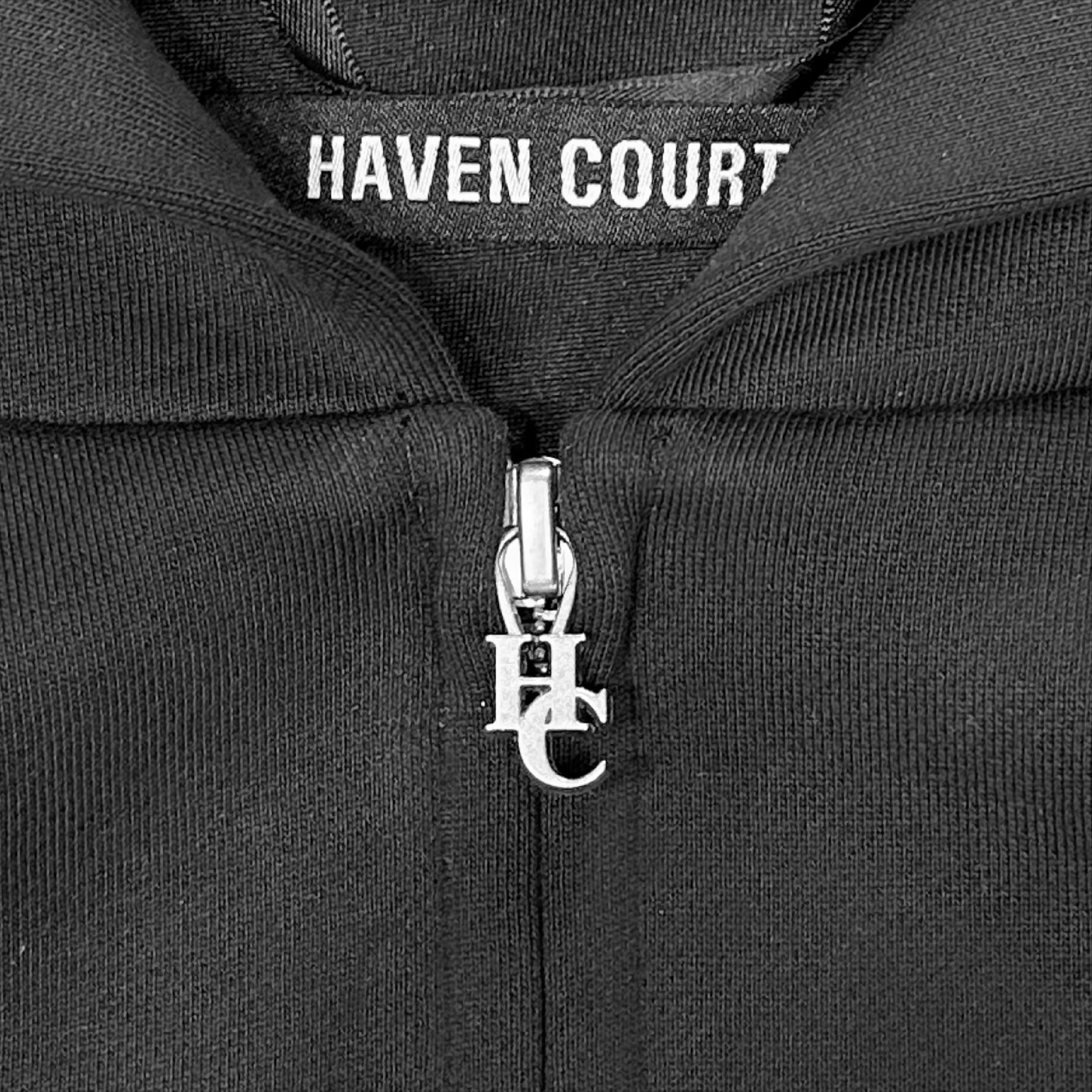 Zip Up V4 Bonded Hoodie (logo) by – HAVEN COURT