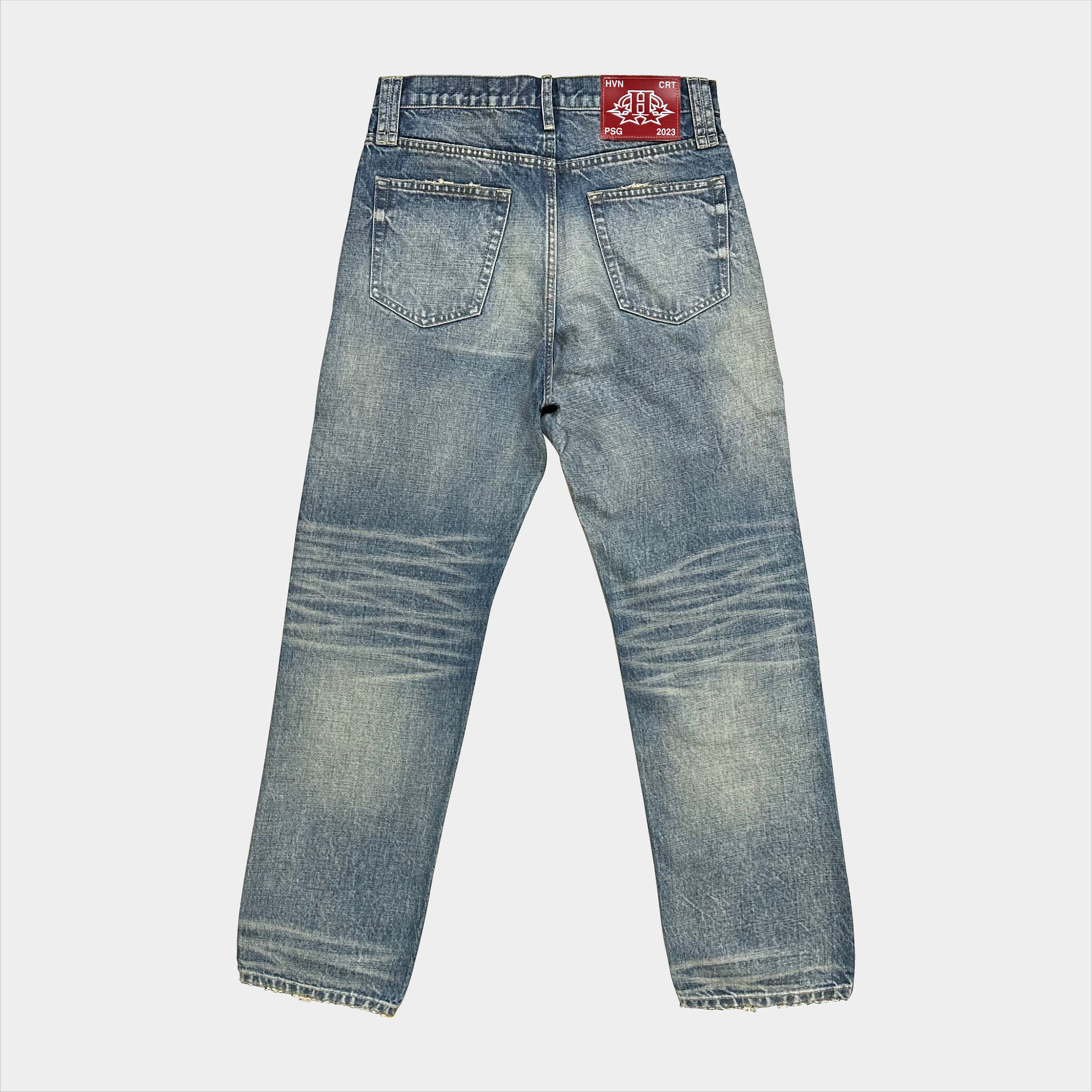 Classic Washed Straight Jean - BLUE – HAVEN COURT