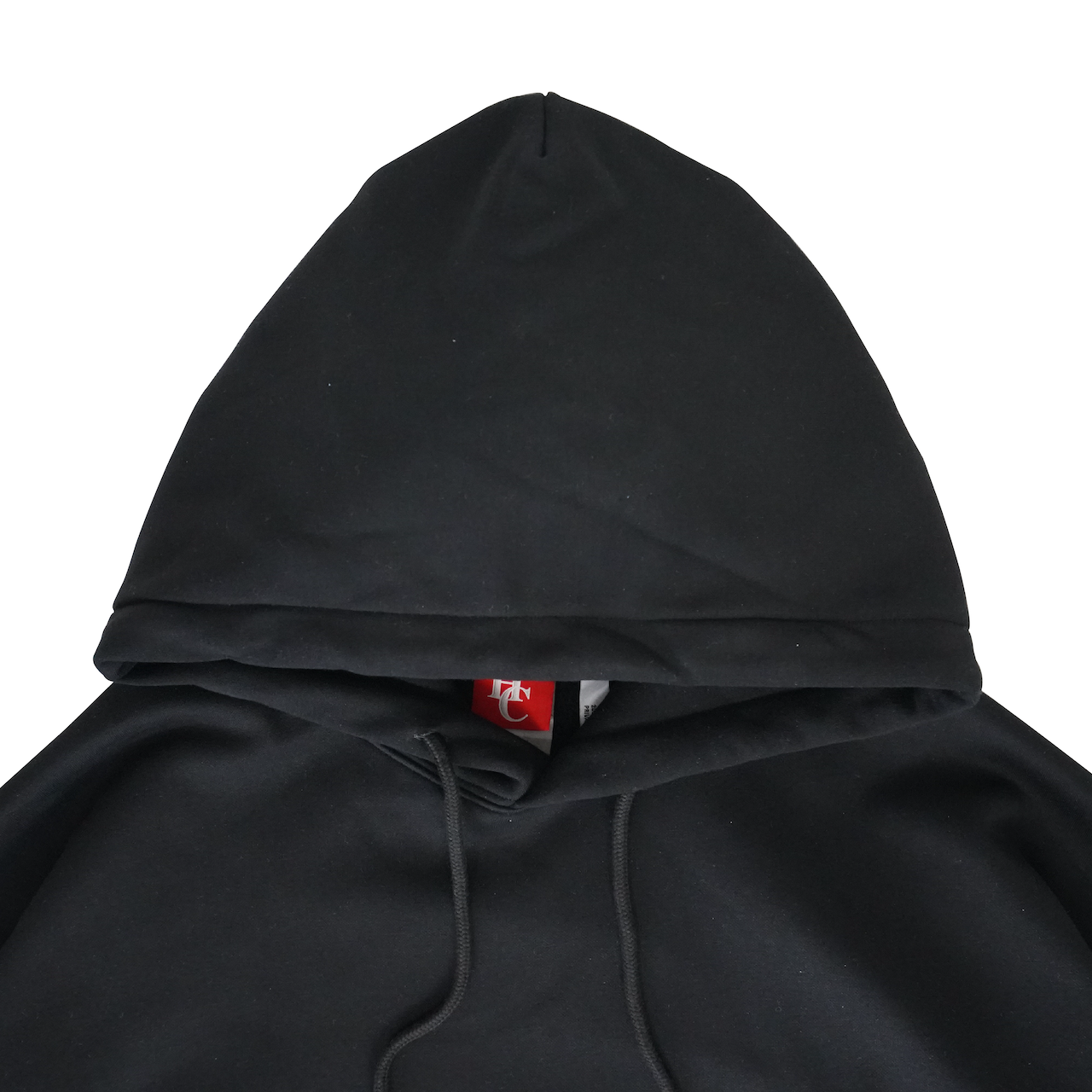 Haven CT - Black Boxy Fleece Hoodie