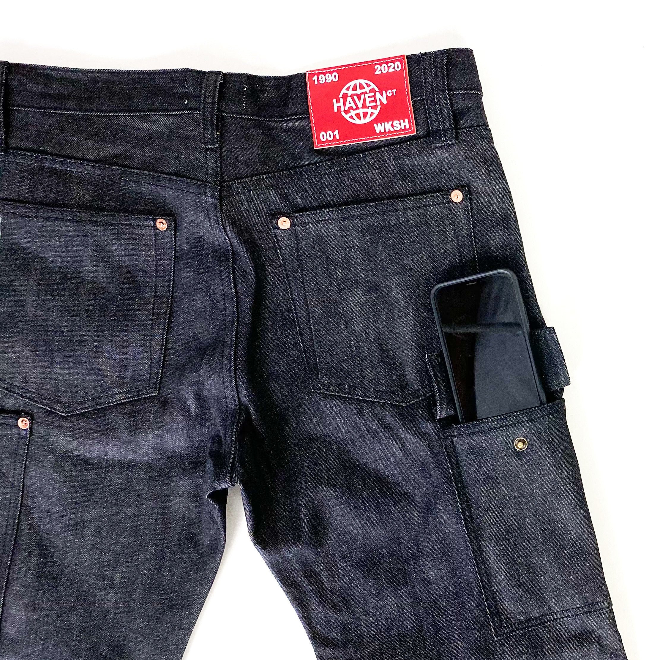 HC Double Knee Raw Denim 16oz – HAVEN COURT